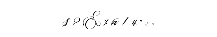 Sweetheart-Regular Font OTHER CHARS