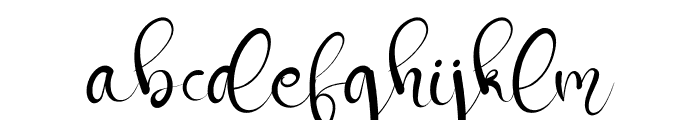 Sweetme Font LOWERCASE