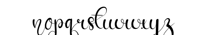 Sweetme Font LOWERCASE