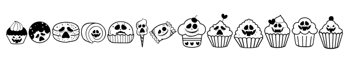 Sweets Halloween Font LOWERCASE