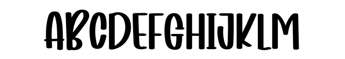 Sweett And Cheerful Font UPPERCASE