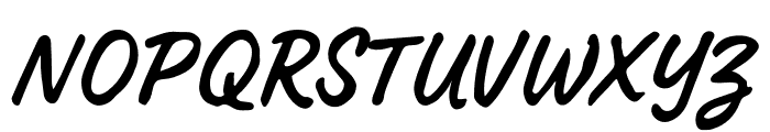 Sweetuff Muffin Script Regular Font UPPERCASE