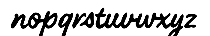 Sweetuff Muffin Script Regular Font LOWERCASE