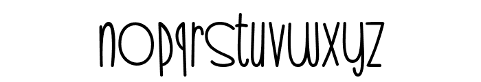 Sweety Loly Font LOWERCASE