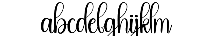 Sweety Love Font LOWERCASE