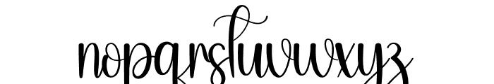 Sweety Love Font LOWERCASE