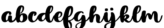 SweetyHoliday-Regular Font LOWERCASE