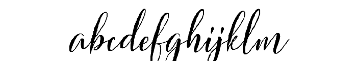Sweitenia Rough Slanted Font LOWERCASE