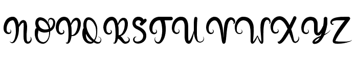 SwettyAisyah-Regular Font UPPERCASE