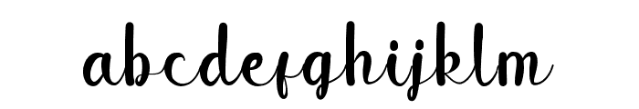 SwettyAisyah-Regular Font LOWERCASE