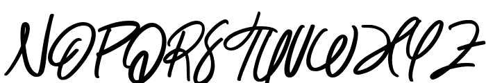 Swift Gorgeous Italic Font UPPERCASE