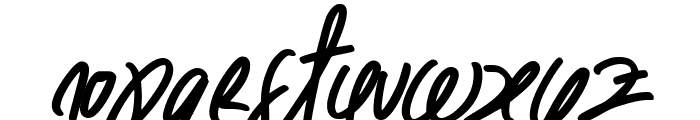 Swift Gorgeous Italic Font LOWERCASE