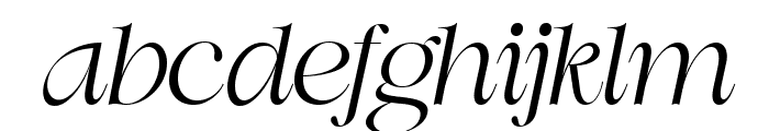 Swily Bright Italic Font LOWERCASE