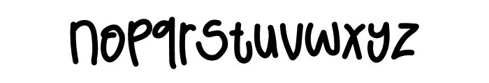 Swing Of Things Font LOWERCASE