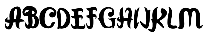 Swingers-Regular Font UPPERCASE