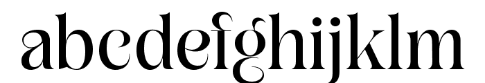 Swingly Lours Font LOWERCASE