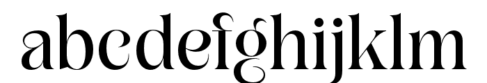 SwinglyLours Font LOWERCASE