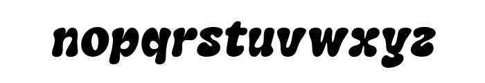 Swipe-Italic Font LOWERCASE