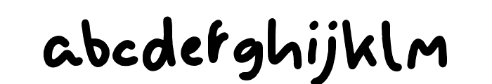 Swirl Bagel Personal Use Regular Font LOWERCASE