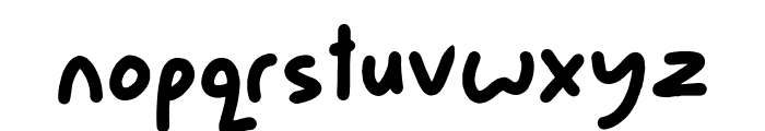 Swirl Bagel Regular Font LOWERCASE