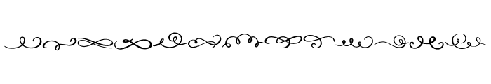 Swirl Flourishest Font LOWERCASE