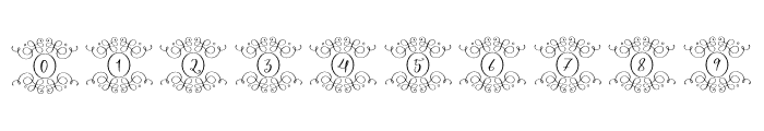Swirl Monogram Font OTHER CHARS