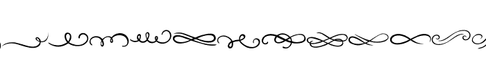 Swirl doodle Font UPPERCASE