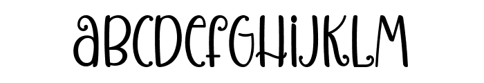 Swirly Easter Font LOWERCASE