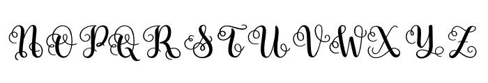 Swirly Letters Font LOWERCASE