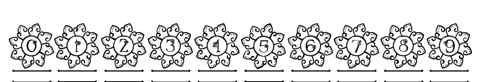 Swirly Mandala Monogram Line Font OTHER CHARS
