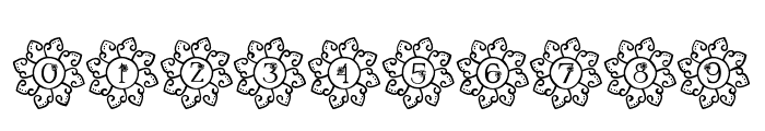 Swirly Mandala Monogram Font OTHER CHARS