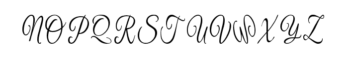 Swirly Regular Font UPPERCASE