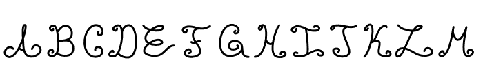 SwirlyTwirly Font UPPERCASE