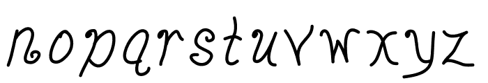 SwirlyTwirly Font LOWERCASE