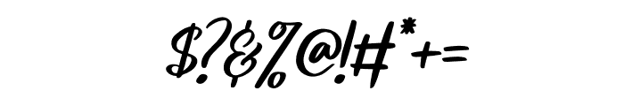 Swite Brush Italic Font OTHER CHARS