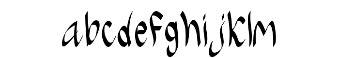 SwordKnights-Regular Font LOWERCASE