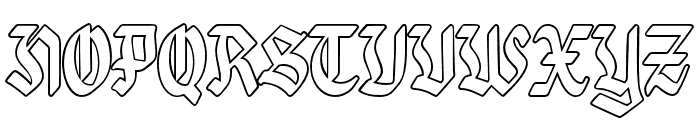 Swoxest-Outline Font UPPERCASE