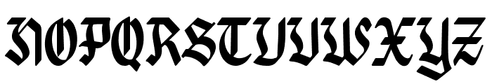 Swoxest Font UPPERCASE