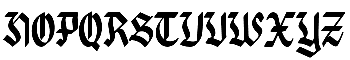 Swoxest Font LOWERCASE