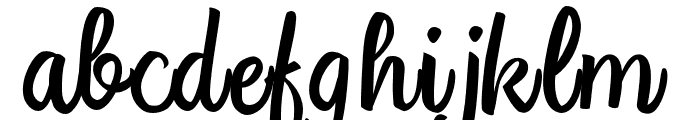 Syahila-Regular Font LOWERCASE