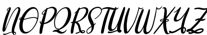 Syahrine love Italic Font UPPERCASE