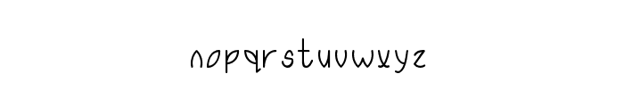 SyahrulMubarok-Display Font LOWERCASE