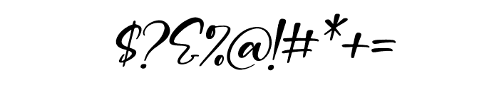 Syalitha Italic Font OTHER CHARS