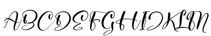 Syalitha Italic Font UPPERCASE