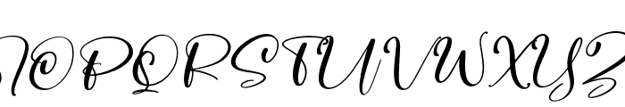 Syalitha Italic Font UPPERCASE