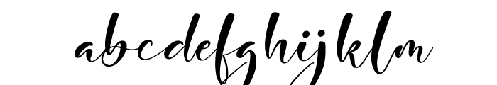 Syalitha Italic Font LOWERCASE