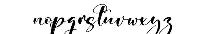 Syalitha Italic Font LOWERCASE