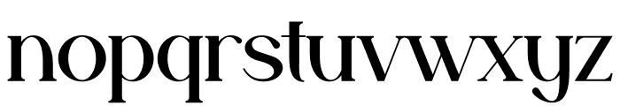 Syarifa Font LOWERCASE