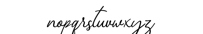 Syarilla-Regular Font LOWERCASE