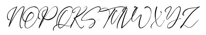 Sydney Signature Font UPPERCASE